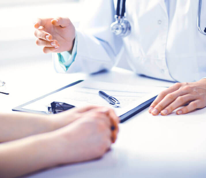 patient visits healthcare worker