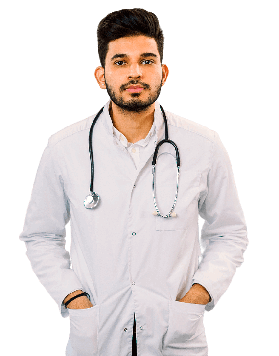 healtcare worker confidently posing