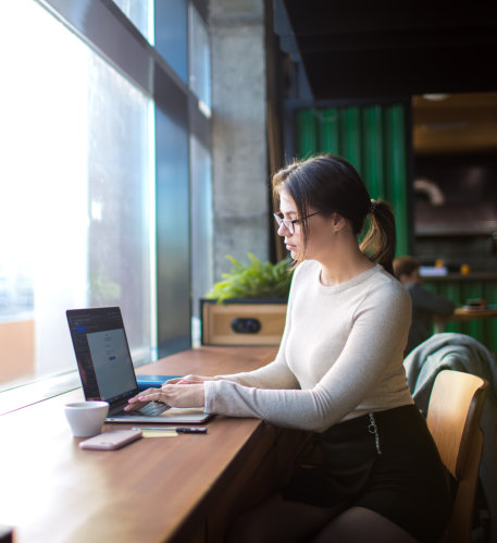 healthcare worker in the office